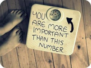 You are more than just a number on the scales