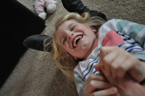 Day 12: A tickle fight with Mimi (I won!)