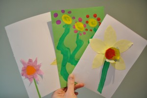 Day 23:  Receiving Mothers Day cards that had been lovingly made by all three girls at school