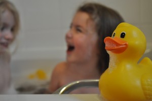 Day 24:  Five minutes of fun at bathtime (before the usual challenges began)