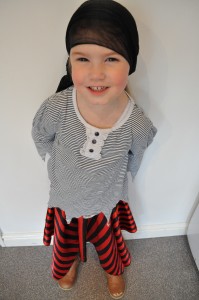 Day 31: Lola dressed up ready for a 'Pirates and Princesses' birthday party - I love that she chose to go as a pirate instead of a princess!