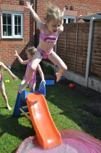 Day 74:  Paddling pool fun-in-the-sun :)