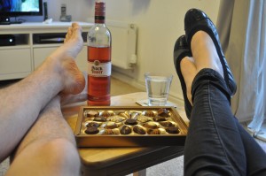 Day 114:  Friday night = stay-at-home-date-night