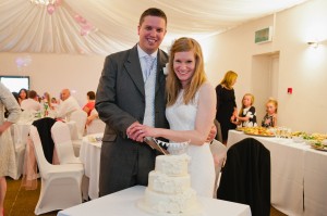 Cutting the cake