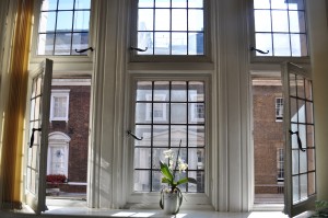 Day 140:  Lovely big open windows in my therapy room in London letting in the summer sunshine and the breeze