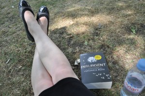 Day 133:  Finishing my book under the shade of a tree during a break in clients on a gorgeously sunny day in London