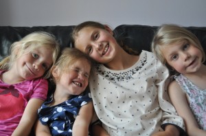 Day 193:  Sunday = family day, and this weekend we had big sister Sophie too! :)