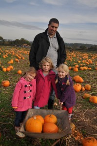 Day 239:  A family outing to the pumpkin farm to choose our pumpkins :)