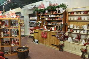 Day 256:  The Christmas shop at Amerton Farm - lots of lovely things, and it got my girls all excited about Christmas!