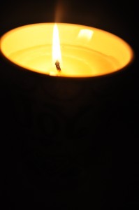 Day 267:  Dark evenings are the perfect excuse for a lovely candle