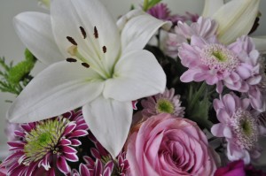 Day 273: Getting home early from London to these gorgeous flowers from my husband #luckyme
