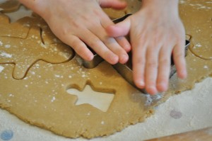 Day 291:  Baking extravaganza - an enormous batch of gingerbread for all of us to share