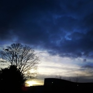 Day 320:  Dramatic sky on the school run this morning