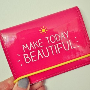 Day 371:  Using my new train ticket/Oyster card holder today.  This makes me happy.