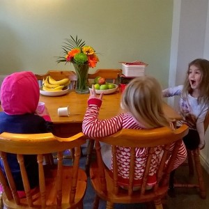 Day 368:  Listening to these three monkeys chat together over lunch