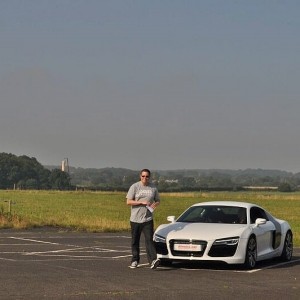 Day 521:  My husband's birthday is very close to Christmas ad I always prefer to buy experiences rather than 'things'.  Last year I gave hima Supercar Driving experience.  We finally got round to booking it and he loved every second of it :)
